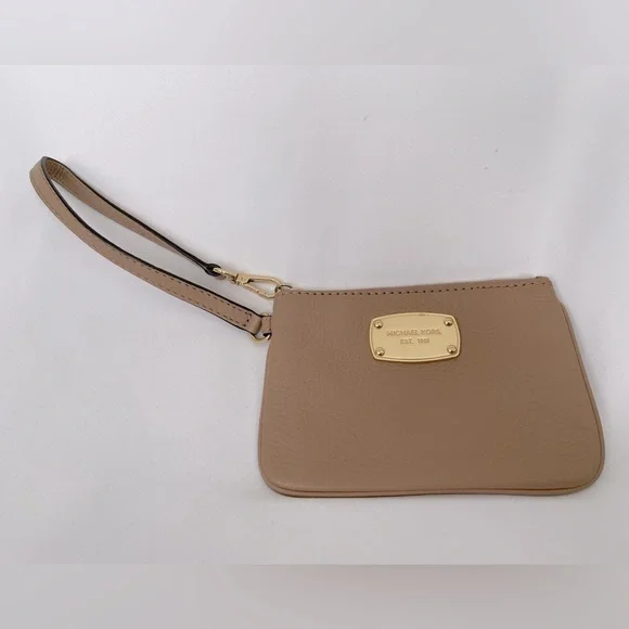Michael Kors | Bags | Michael Kors Tan Wristlet | Poshmark display picture 1